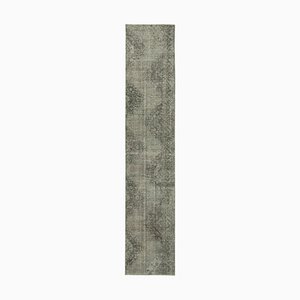 Grey Overdyed Runner Rug