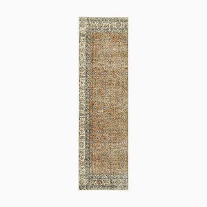 Beige Overdyed Runner Rug