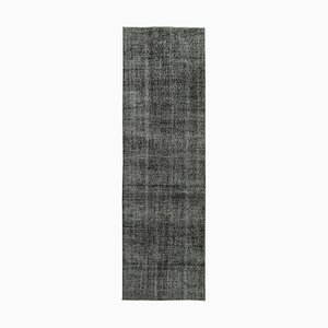 Black Overdyed Runner Rug