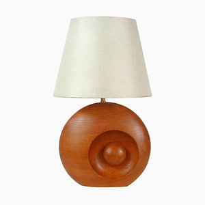 Lampada da tavolo Mid-Century in teak, Svezia, anni '60