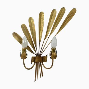 Mid-Century Spanish Gilt Sconce, 1950s