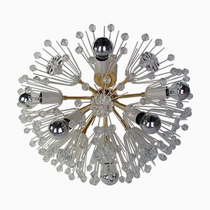 Lustre Snowball Flush Mount par Emil Stejnar pour Rupert Nikoll, 1950s