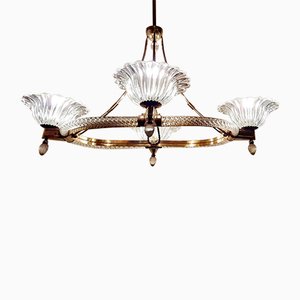 Murano Glass Chandelier by Ercole Barovier for Barovier & Toso