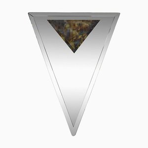 Art Deco Triangular Beveled Mirror