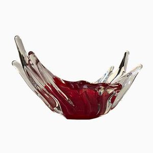 Vintage Murano Glass Bowl by Fratelli Toso, 1960s