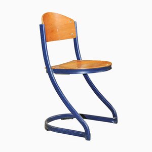 French Industrial Elodie Stacking Chair from Souvignet Plichanse, 1970s