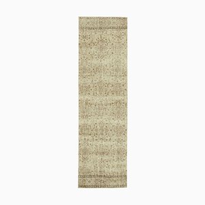 Beige Overdyed Runner Rug