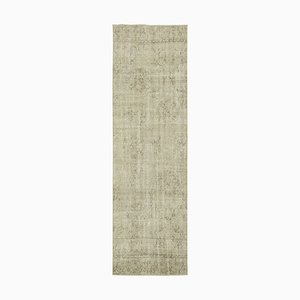 Beige Overdyed Runner Rug