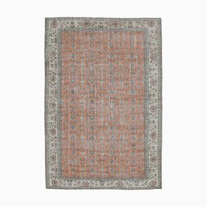 Tapis Oushak Vintage Fait Main en Laine, Turquie