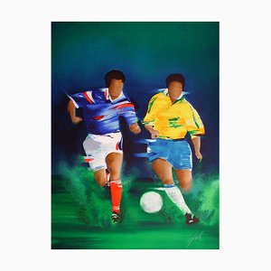 Calcio: finale del Brasile Francia nel 1998 di Victor Spahn