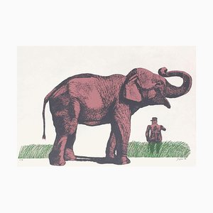 Elephant and General by Antonio Segui