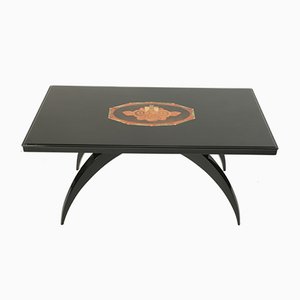 French Art Deco Inlaid Side Table