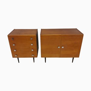 Sideboard und Kommode von František Mezulánik, 1960er, 2er Set