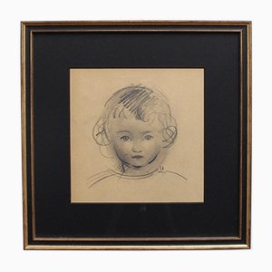 Portrait of a Young Child by Guillaume Dulac, Circa 1920s