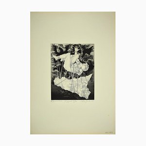 Leo Guida - The Giant Tifeo - Original Radierung - 1975