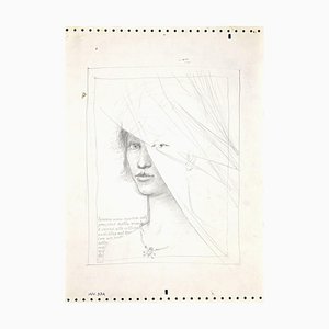 Leo Guide, Female Figure, Pencil, 1980s