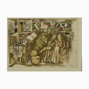 St Daniel, Offset by Renato Guttuso, Late 20th Century