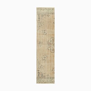 Tapis de Couloir Beige Délavé