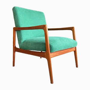 Fauteuil en Teck par Alf Svensson pour DUX, Suède, 1950s