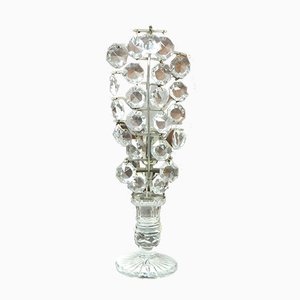Lámpara de mesa de cristal de Bakalowits Vienna, años 60