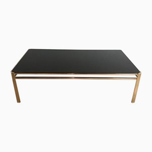 Table Basse en Bronze et Laiton, France, 1970s