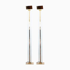 Vintage Floor Lamps by Gianfranco Frattini for Relco Design, 1970s, Set of 2
