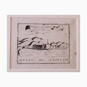 Golfe de Lepanto, Gravure, 18ème Siècle