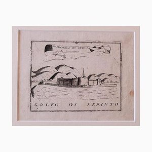 Golfo di Lepanto, acquaforte, XVIII secolo