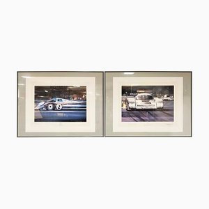 Stefan Bellof, Derek Bell and Jochen Mass Prints by Nicholas Watts, Set of 2