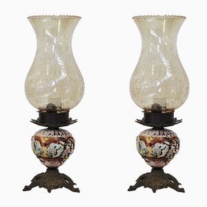 Table Lamps from Capodimonte, 1950s, Set of 2