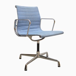 Blue Multicolor EA108 Alu Office Chair by Charles & Ray Eames for Vitra, 2000s