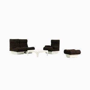 German Sofalette Living Room Set by Otto Zapf for Vitsœ, 1967, Set of 7