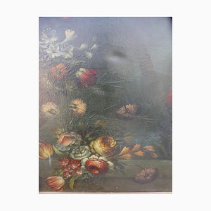 Gemälde mit Blumenstrauß