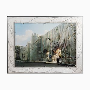 Lithographie Christo and Jeanne-Claude - The Wall - Wrapped Roman Wall - 1974
