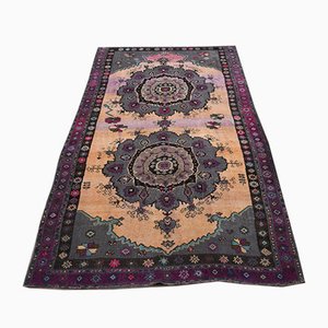 Tapis Oushak Vintage Fait Main en Laine, Turquie