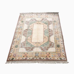 Tapis Oushak Vintage Fait Main en Laine, Turquie