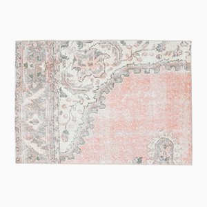 Tapis Oushak Vintage Fait Main en Laine, Turquie