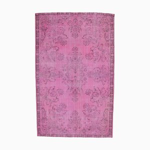 Pink Vintage Handmade Wool Rug