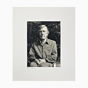 Portrait Foto von John Cage von Rolf Hans, 1990er