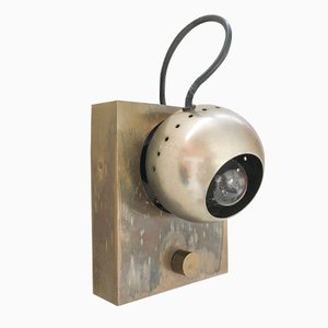 Eye Wall Lamp by Angelo Lelli for Arredoluce, 1963