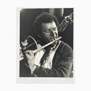 Portrait Foto von Anthony Braxton von Rolf Hans, 1990