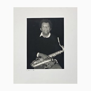 Portrait Foto von Anthony Braxton von Rolf Hans, 1989