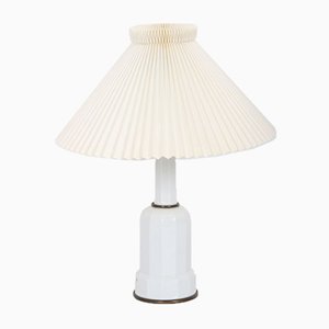 Large Vintage Heiberg Table Lamp with Shade from Søholm