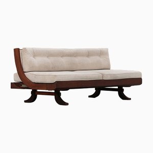 Brazilian Daybed & Sofa with Wooden Details by Jorge Zalszupin, 1966