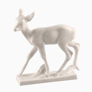 Figurine de Cerf de Meissen