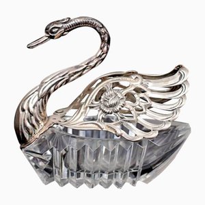 Silver Bonbonniere Swan