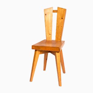 Set di tavolo, sedie e sgabelli di Christian Durupt per Charlotte Perriand, set di 5