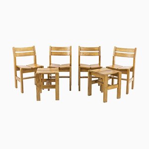Chairs & Stools Set by Charlotte Perriand, Set of 6