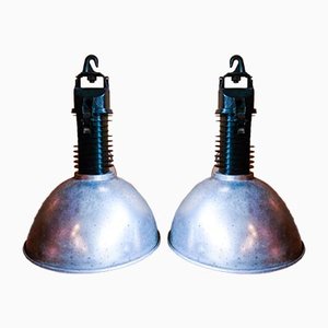 Large Vintage Suspension Lamps from Philips, Set of 2