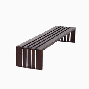 Slat Bench in Ash Wood by Walter Antonis for ‘t Spectrum, 1960s
